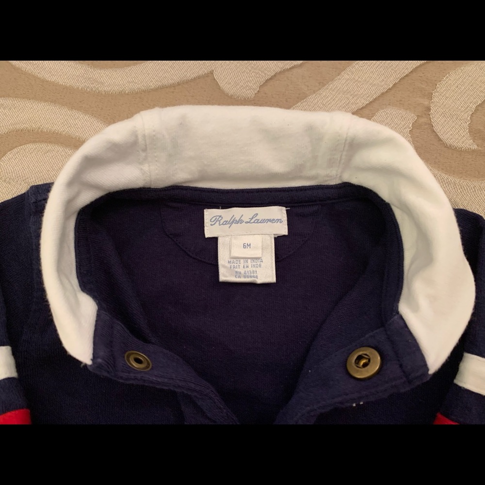 Ralph Lauren baby boy one piece outfit size 6 months - Picture 3 of 4